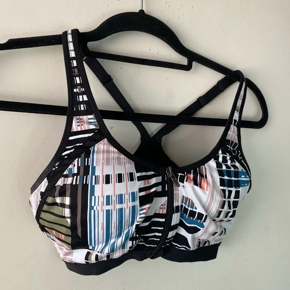 Victoria's Secret Sport Knockout Front Zip Double Enclosure Bra 34D - Picture 6 of 7